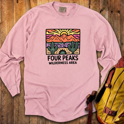 Painted Peaks Cotton Long Sleeve