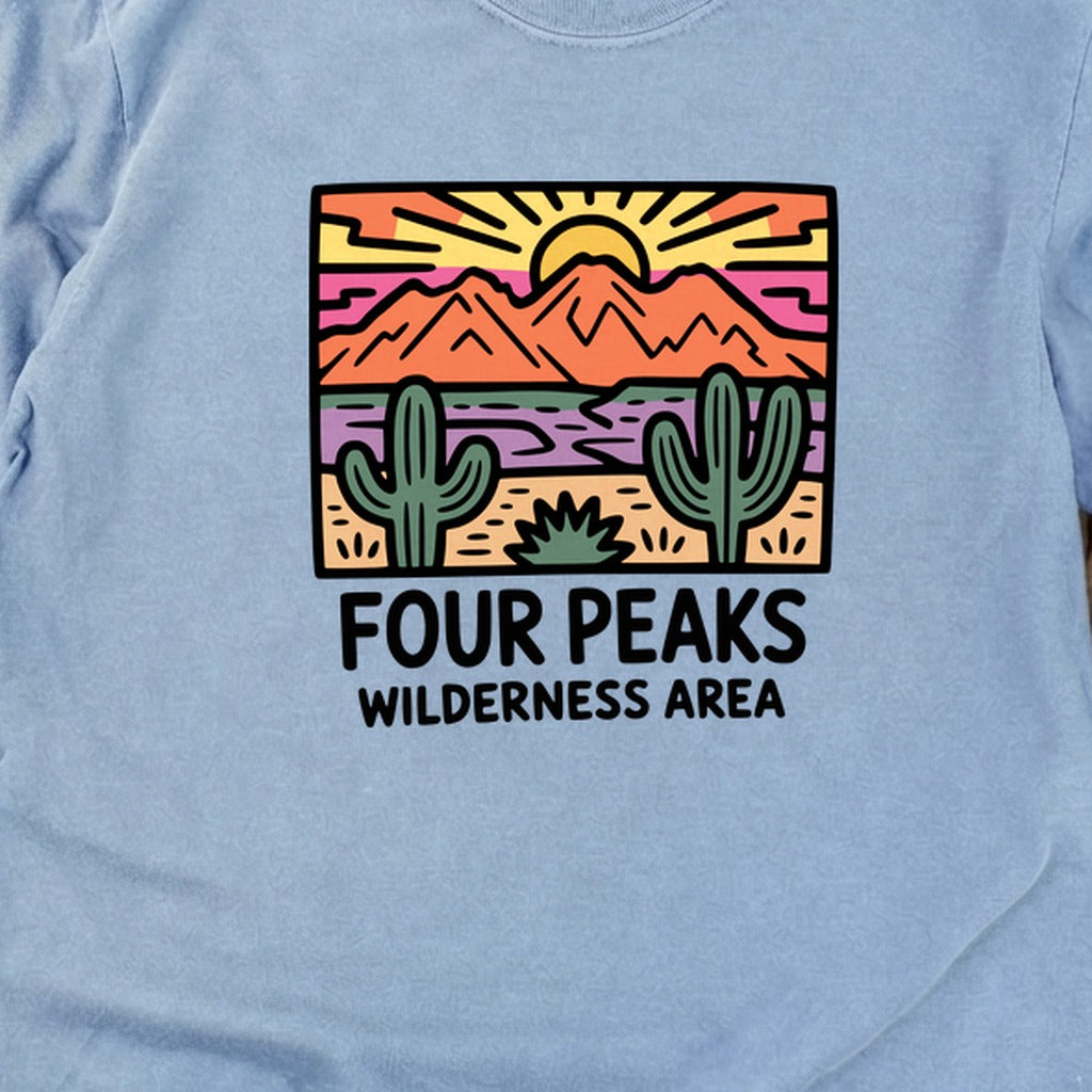 Painted Peaks Cotton Long Sleeve