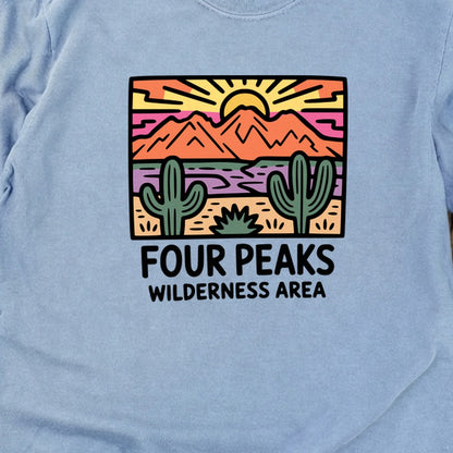 Painted Peaks Cotton Long Sleeve