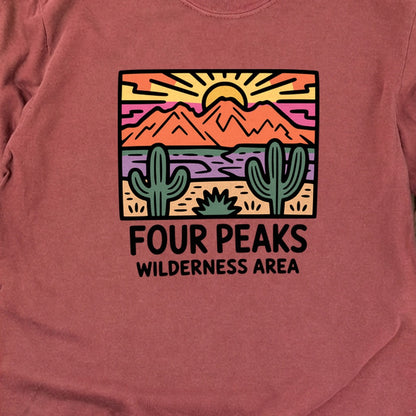 Painted Peaks Cotton Long Sleeve