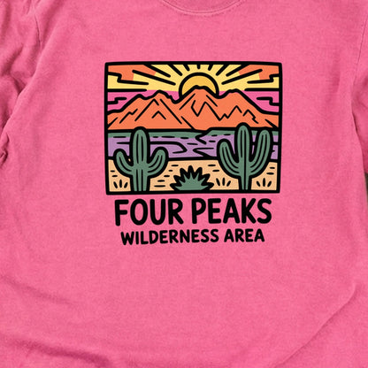 Painted Peaks Cotton Long Sleeve