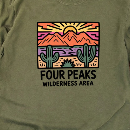 Painted Peaks Cotton Long Sleeve