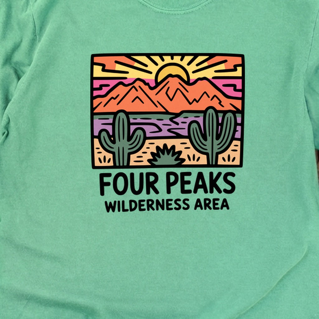 Painted Peaks Cotton Long Sleeve