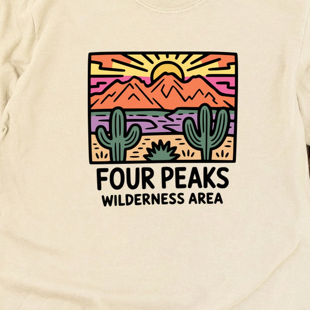 Painted Peaks Cotton Long Sleeve