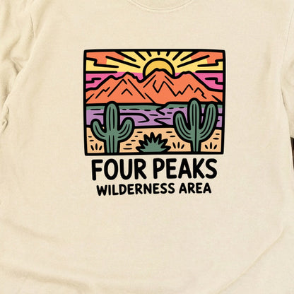 Painted Peaks Cotton Long Sleeve