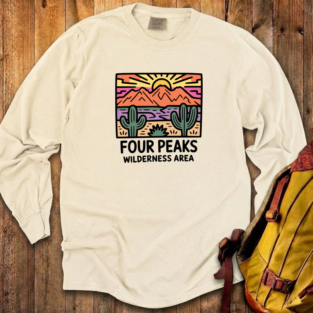 Painted Peaks Cotton Long Sleeve