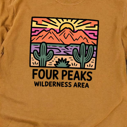 Painted Peaks Cotton Long Sleeve