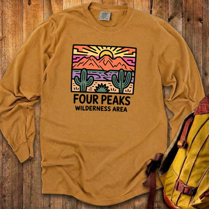 Painted Peaks Cotton Long Sleeve
