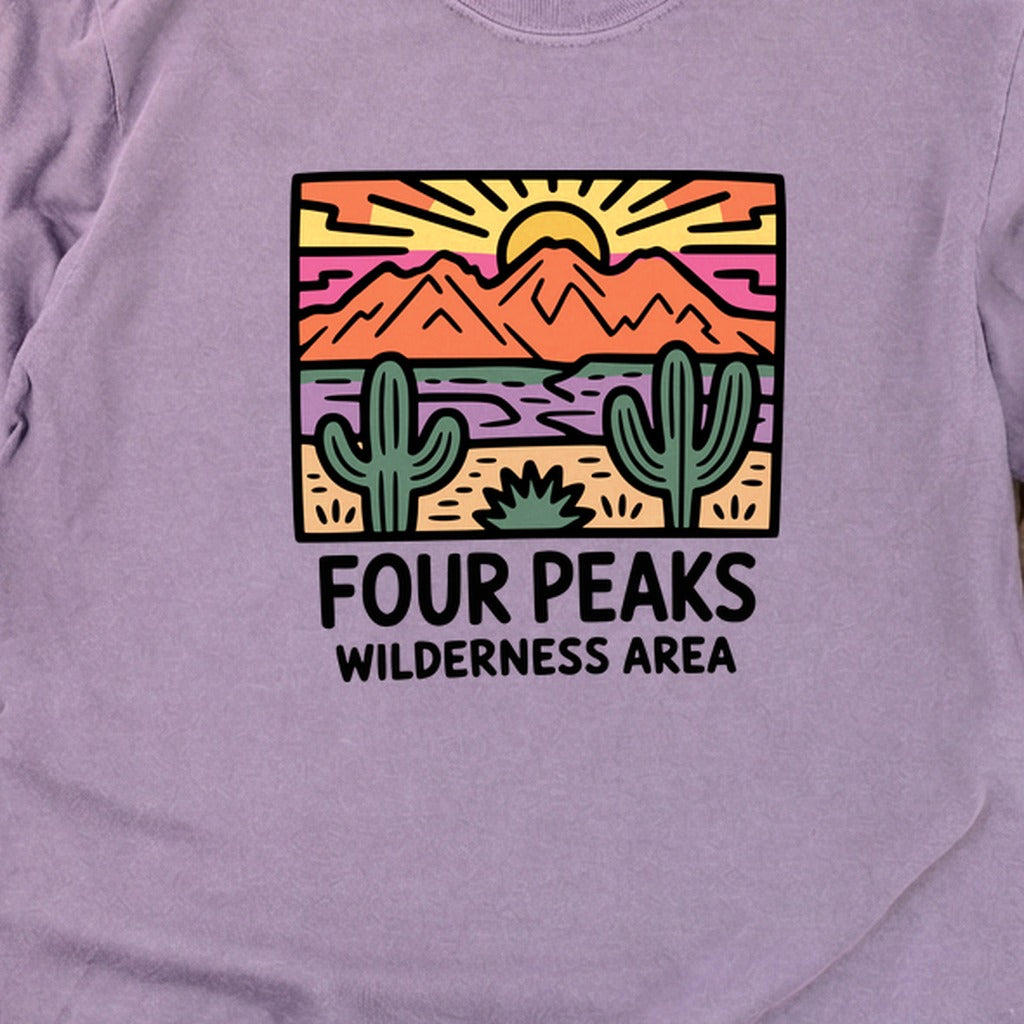 Painted Peaks Cotton Long Sleeve