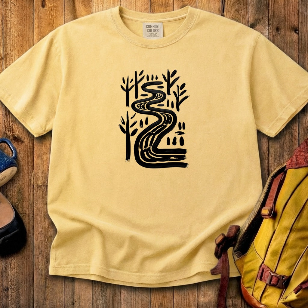 Painted River Cotton T-Shirt