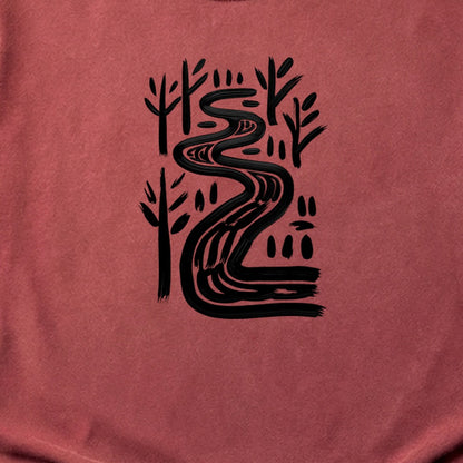 Painted River Cotton T-Shirt