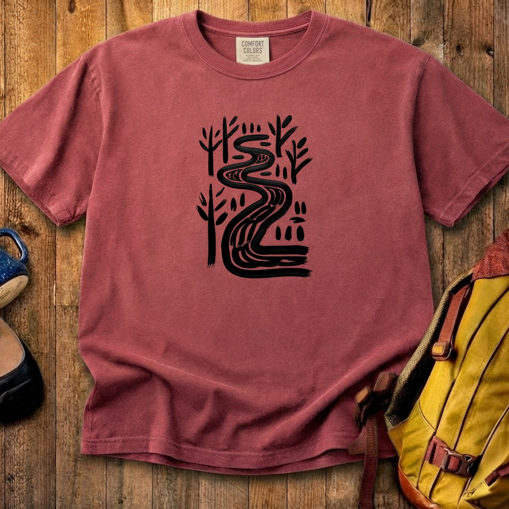 Painted River Cotton T-Shirt