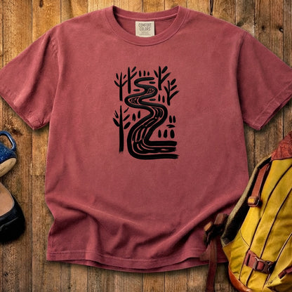 Painted River Cotton T-Shirt