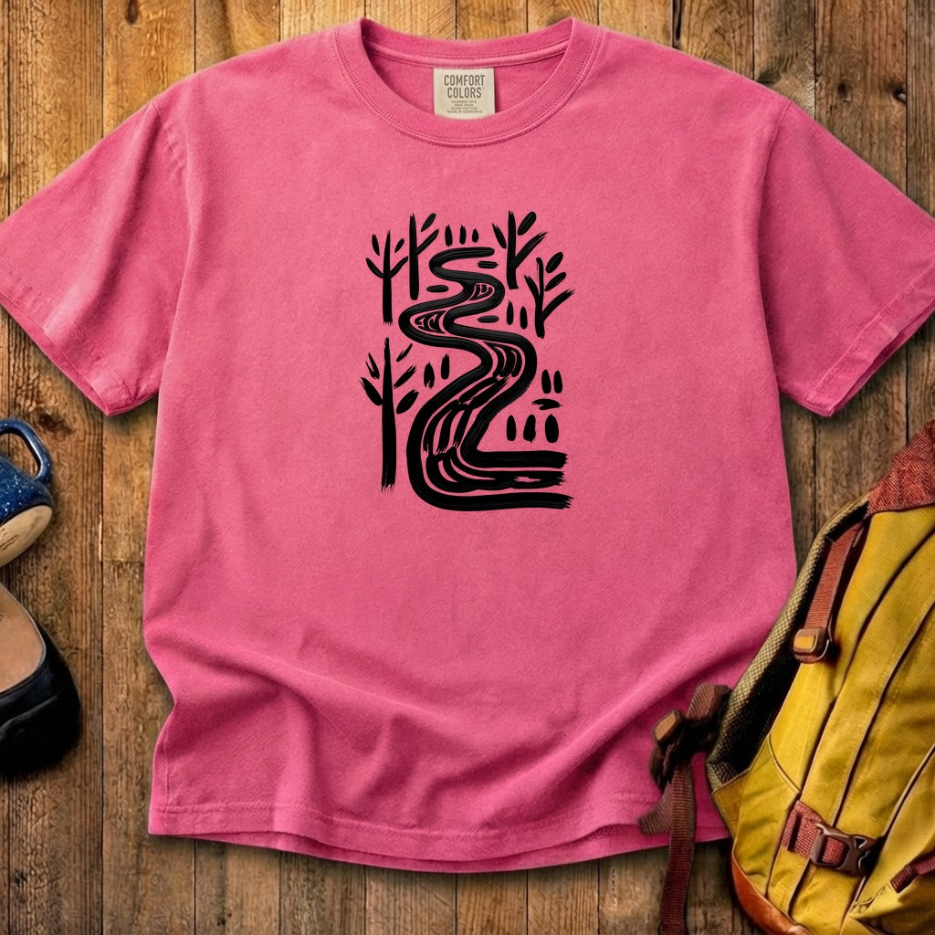 Painted River Cotton T-Shirt