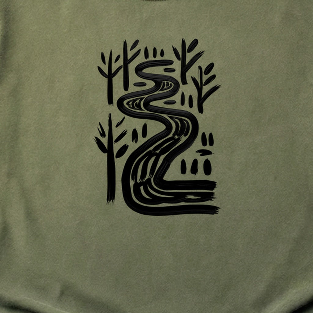 Painted River Cotton T-Shirt