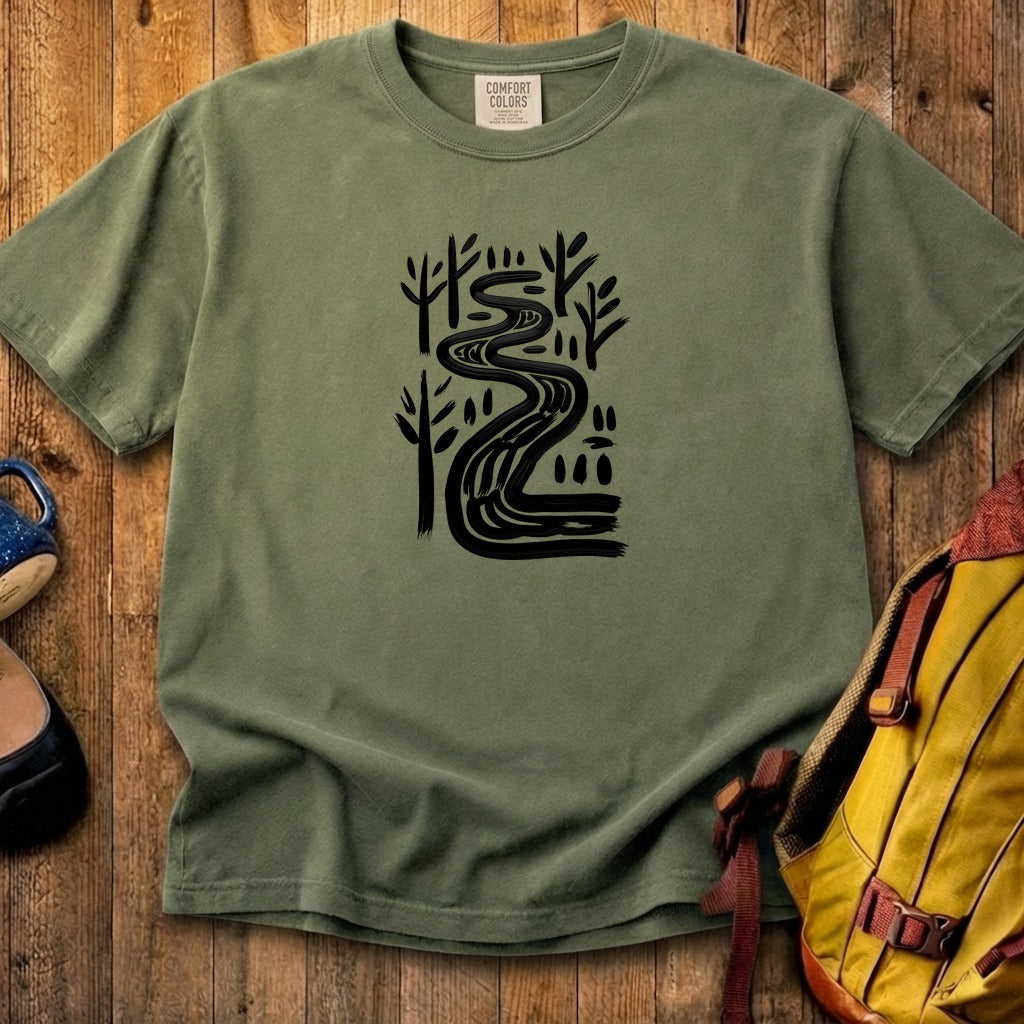 Painted River Cotton T-Shirt