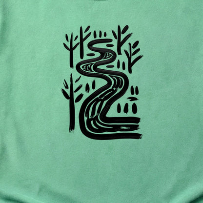 Painted River Cotton T-Shirt