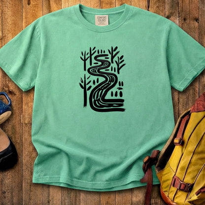 Painted River Cotton T-Shirt