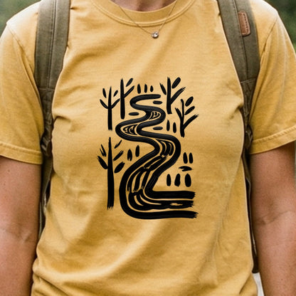 Painted River Cotton T-Shirt