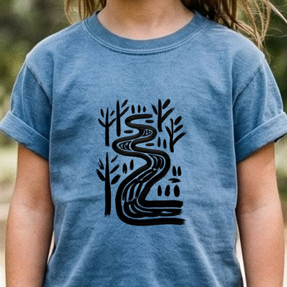 Painted River Kids Cotton T-Shirt