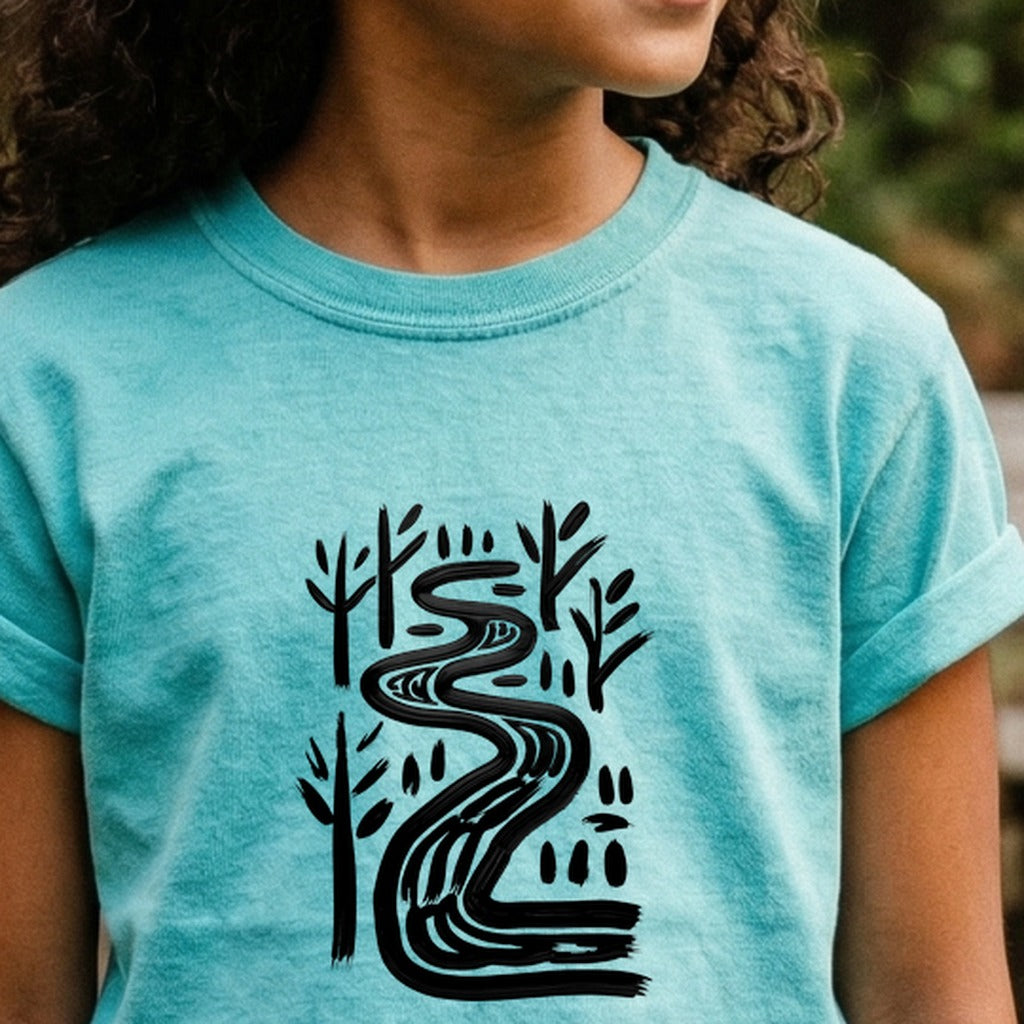 Painted River Kids Cotton T-Shirt