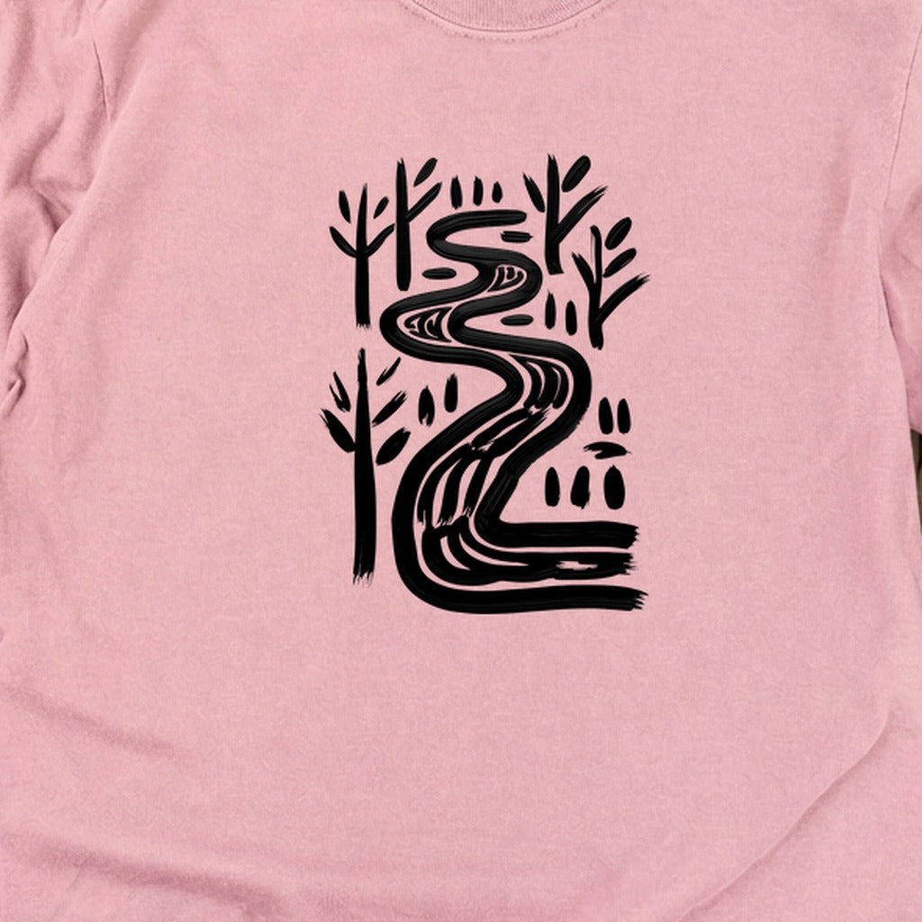 Painted River Cotton Long Sleeve
