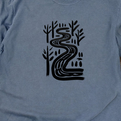 Painted River Cotton Long Sleeve