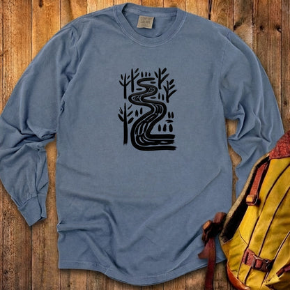 Painted River Cotton Long Sleeve