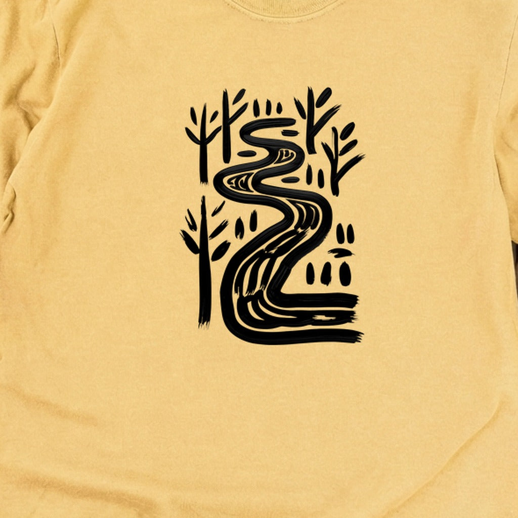 Painted River Cotton Long Sleeve
