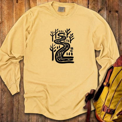 Painted River Cotton Long Sleeve