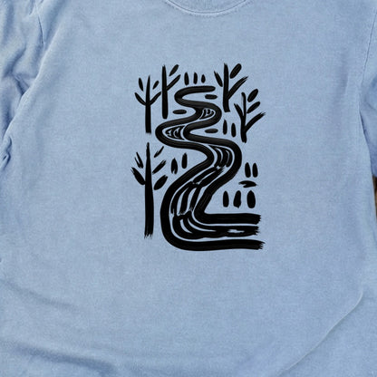 Painted River Cotton Long Sleeve