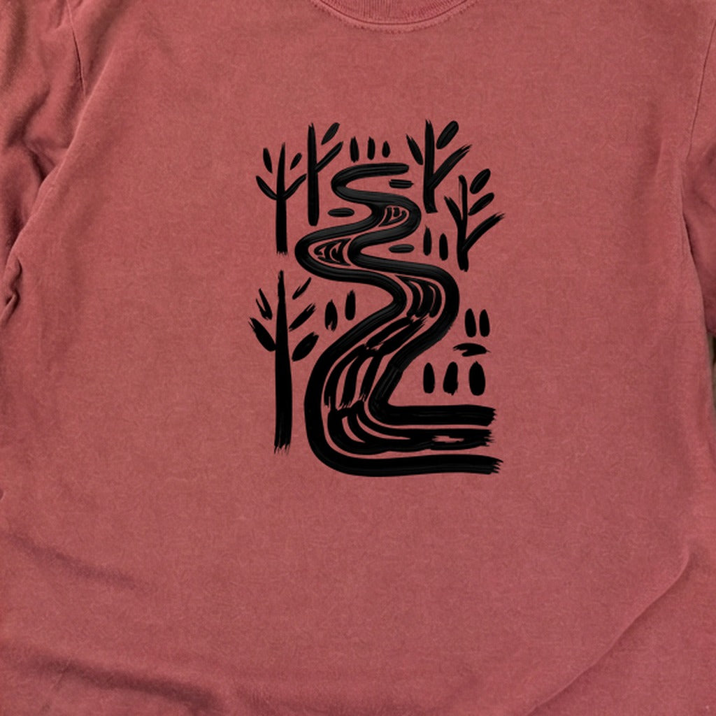 Painted River Cotton Long Sleeve