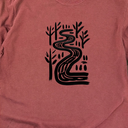 Painted River Cotton Long Sleeve