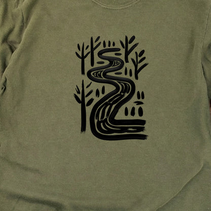 Painted River Cotton Long Sleeve