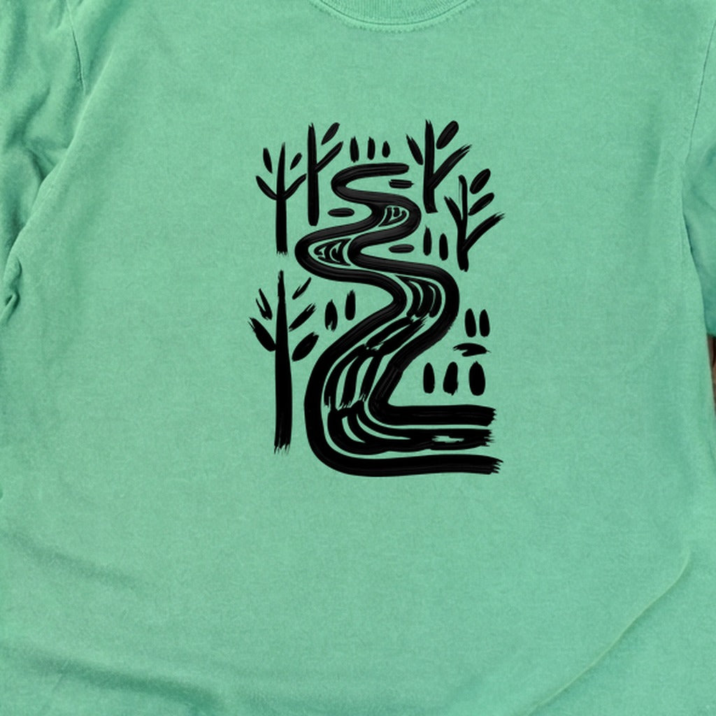 Painted River Cotton Long Sleeve
