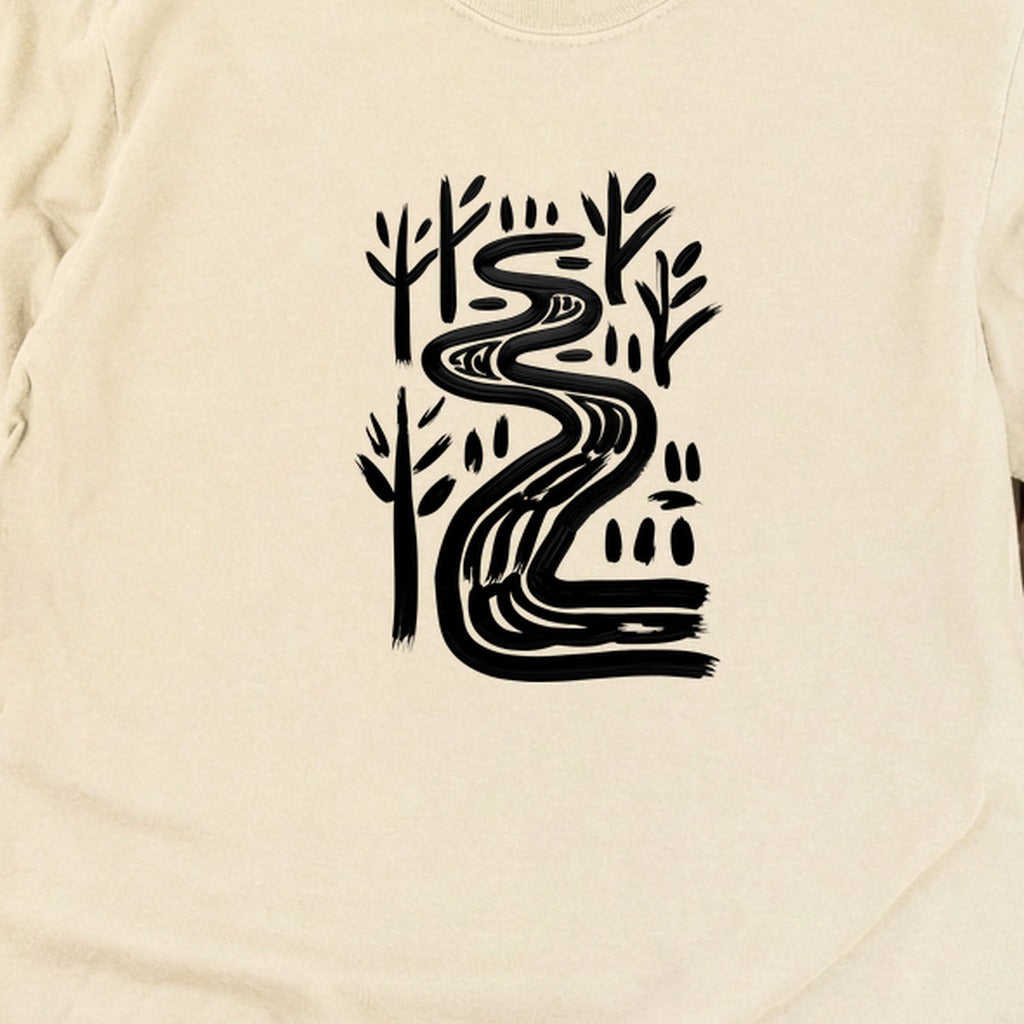 Painted River Cotton Long Sleeve