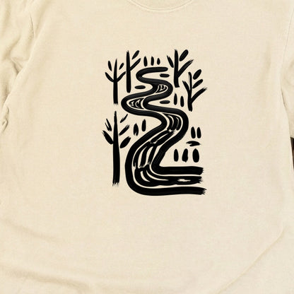 Painted River Cotton Long Sleeve
