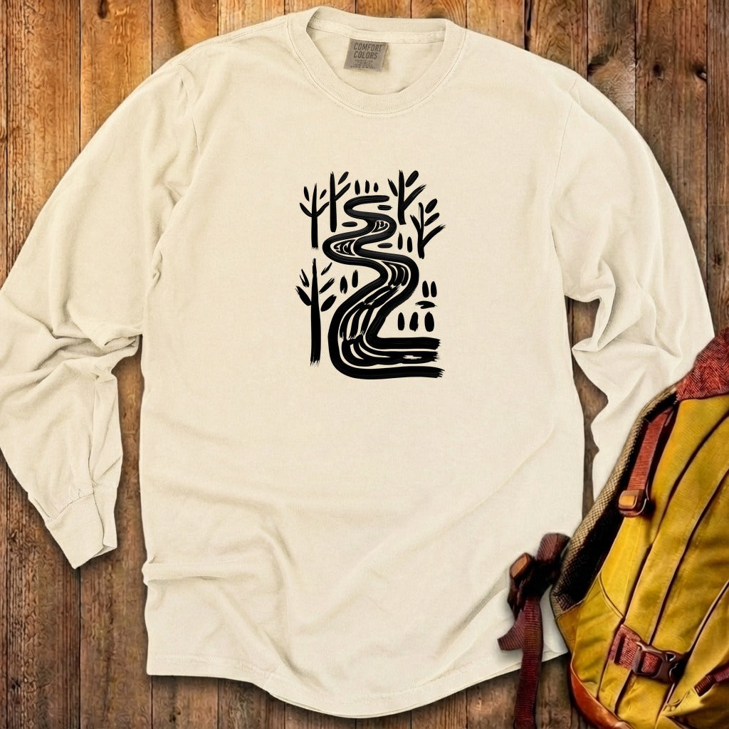 Painted River Cotton Long Sleeve
