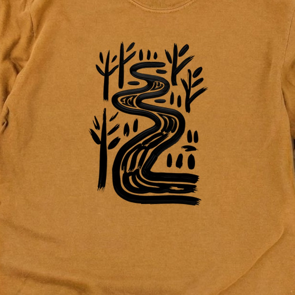Painted River Cotton Long Sleeve