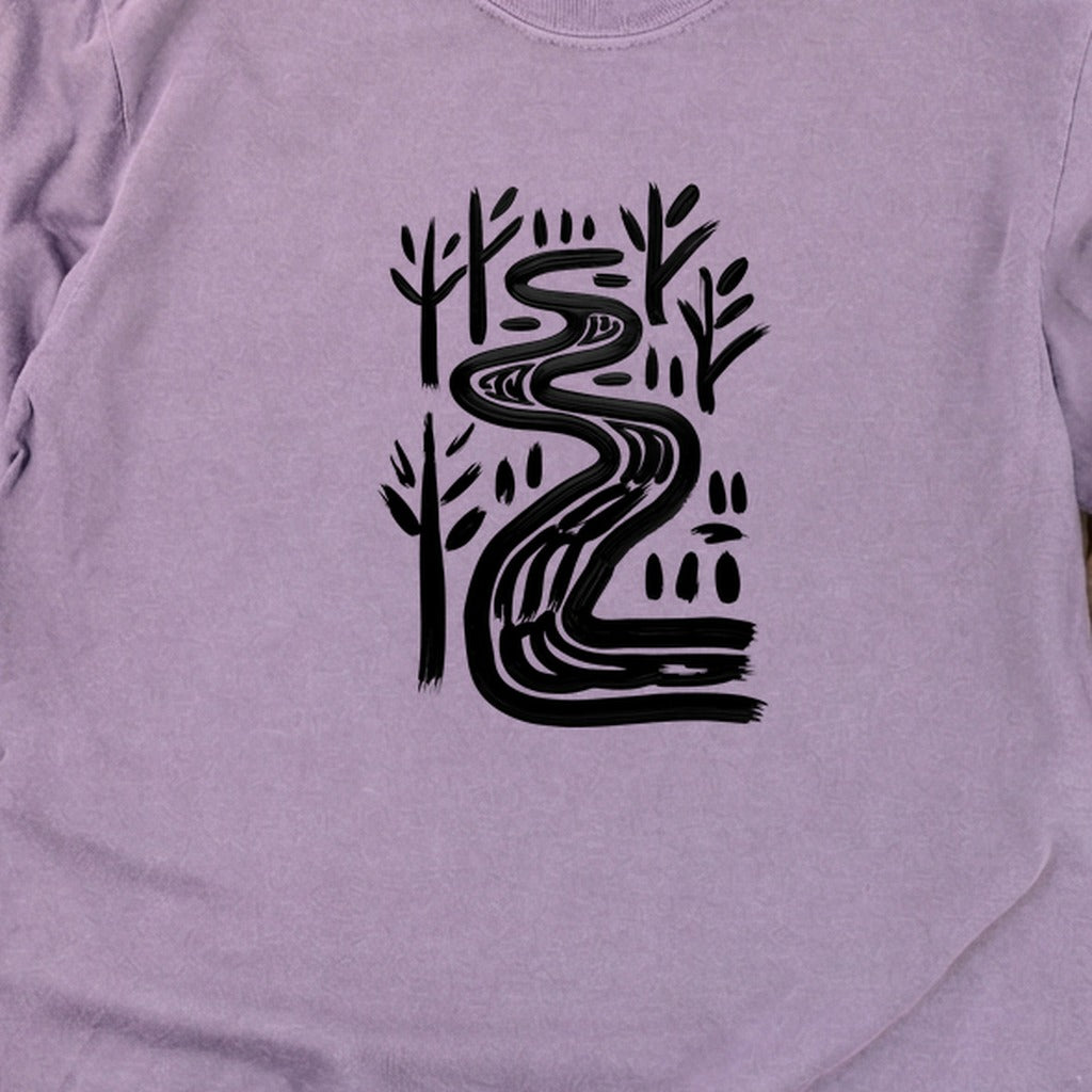 Painted River Cotton Long Sleeve
