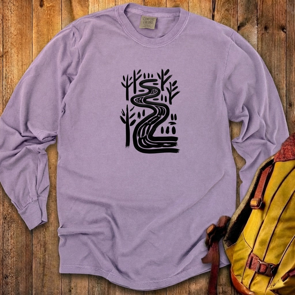 Painted River Cotton Long Sleeve