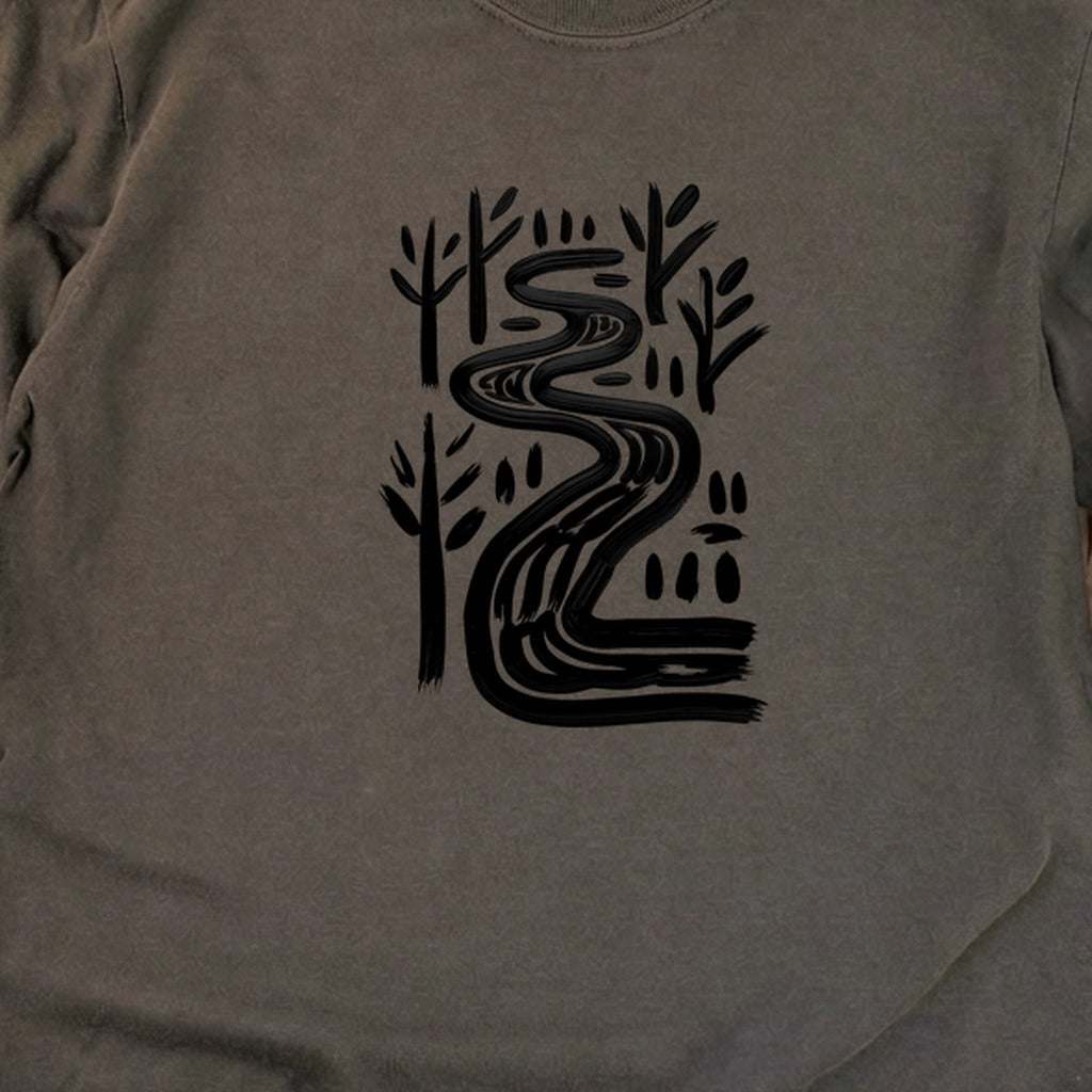 Painted River Cotton Long Sleeve