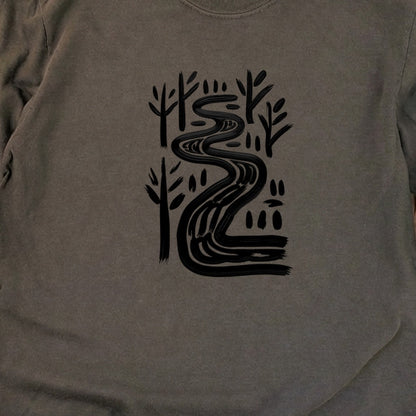 Painted River Cotton Long Sleeve