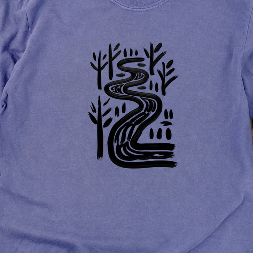 Painted River Cotton Long Sleeve