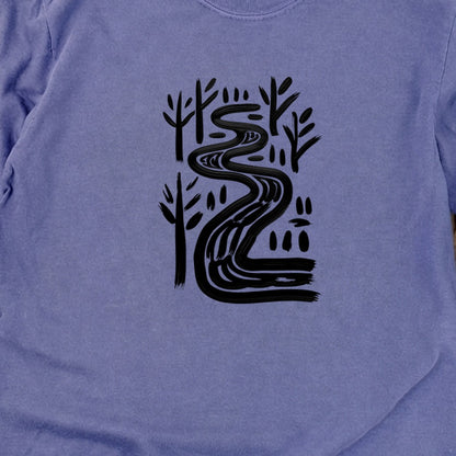 Painted River Cotton Long Sleeve