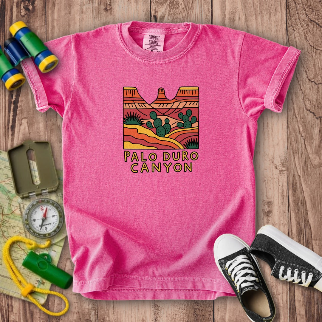 Palo Duro Canyon State Park Kids Cotton T-Shirt