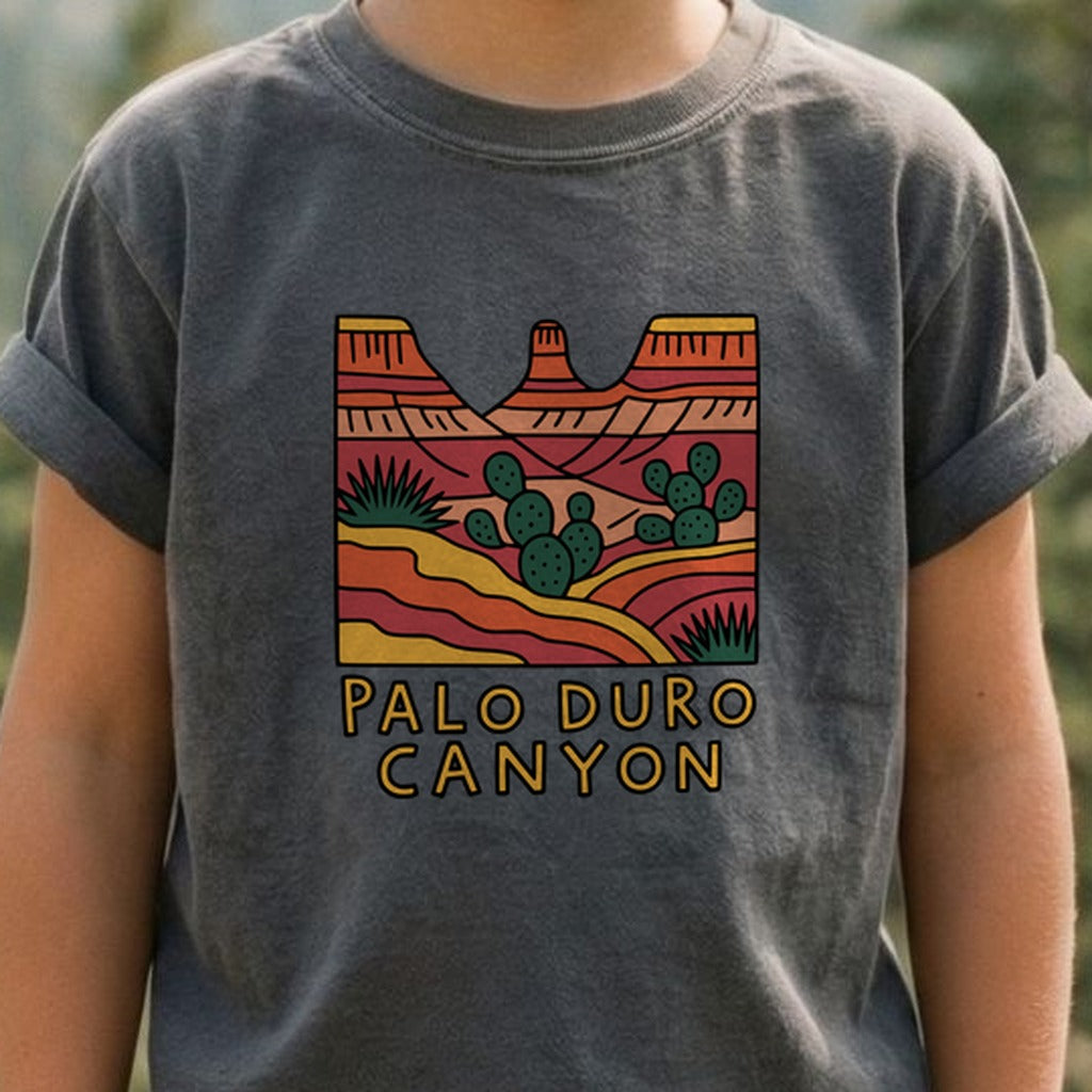 Palo Duro Canyon State Park Kids Cotton T-Shirt
