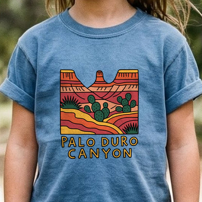 Palo Duro Canyon State Park Kids Cotton T-Shirt