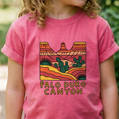 Palo Duro Canyon State Park Kids Cotton T-Shirt