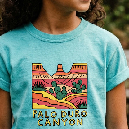 Palo Duro Canyon State Park Kids Cotton T-Shirt